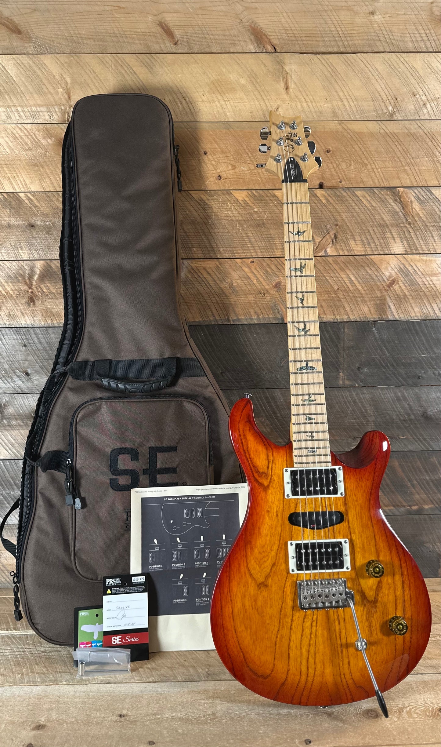 Used PRS SE Swamp Ash Special - Vintage Sunburst