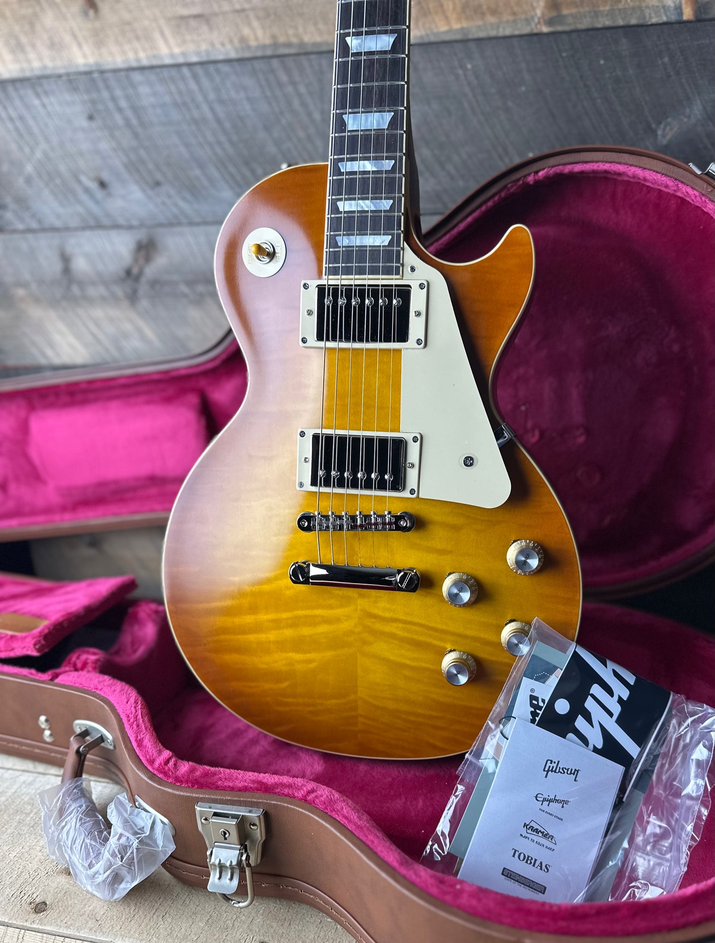 Epiphone Inspired By Gibson Custom 1960 Les Paul Standard - Iced Tea Burst 24121526894