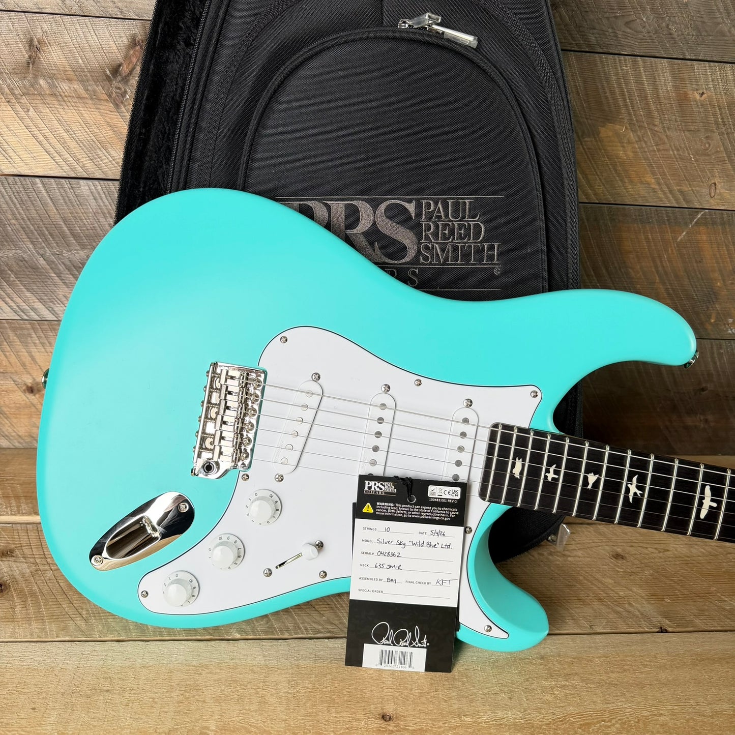 PRS Silver Sky Limited Edition Wild Blue with Rosewood Fretboard 428362