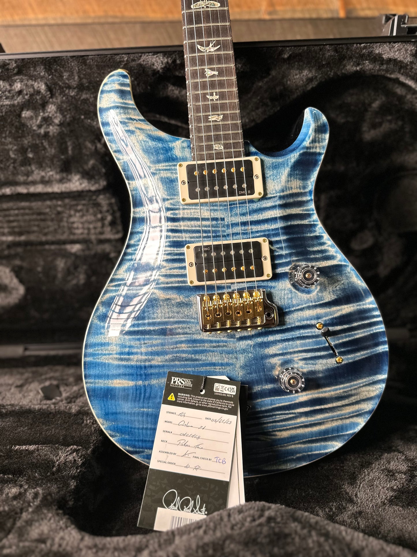 PRS Custom 24 - Faded Whale Blue 407468