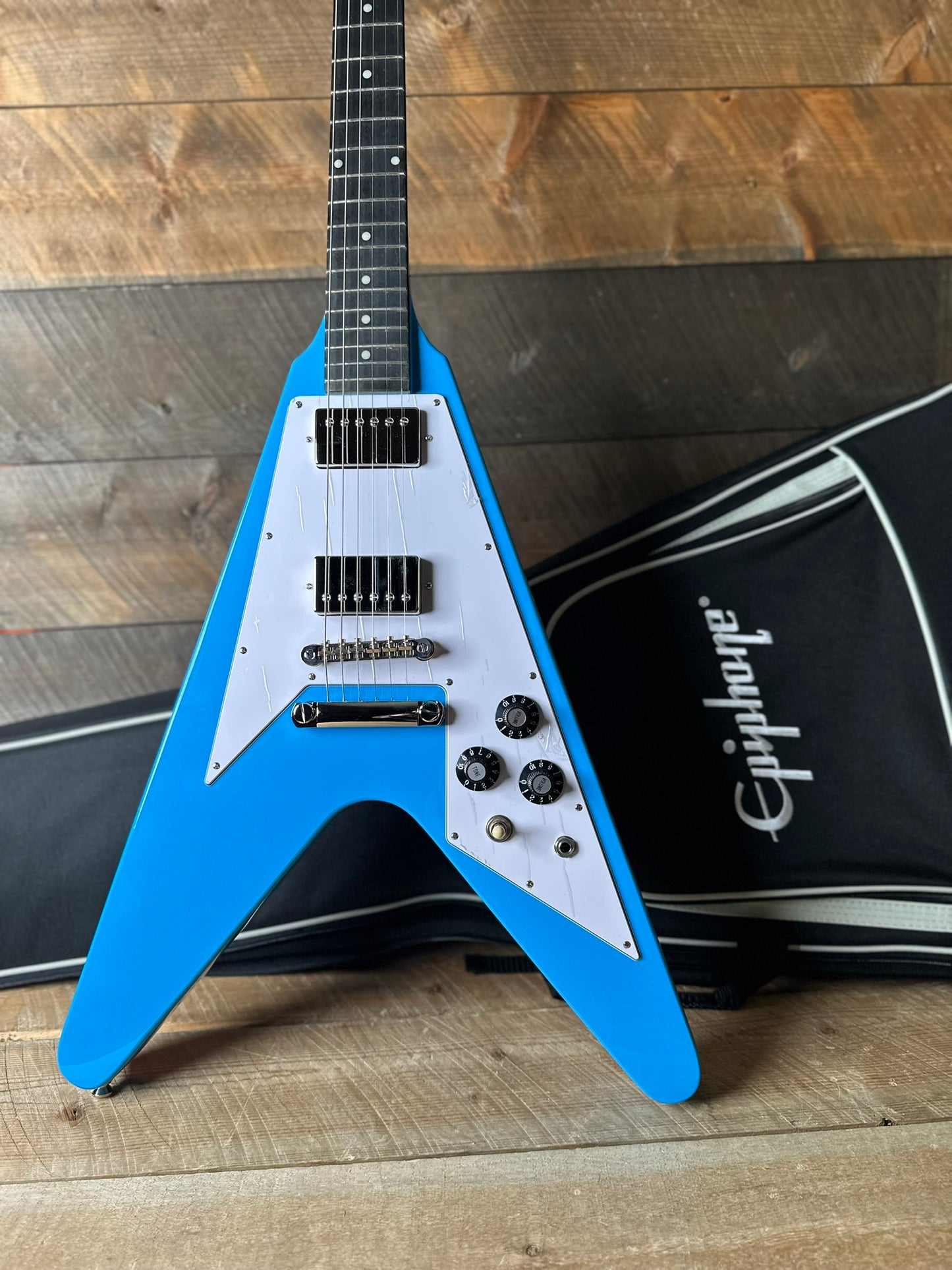 Epiphone Flying V 70's - Maui Blue 25081529446