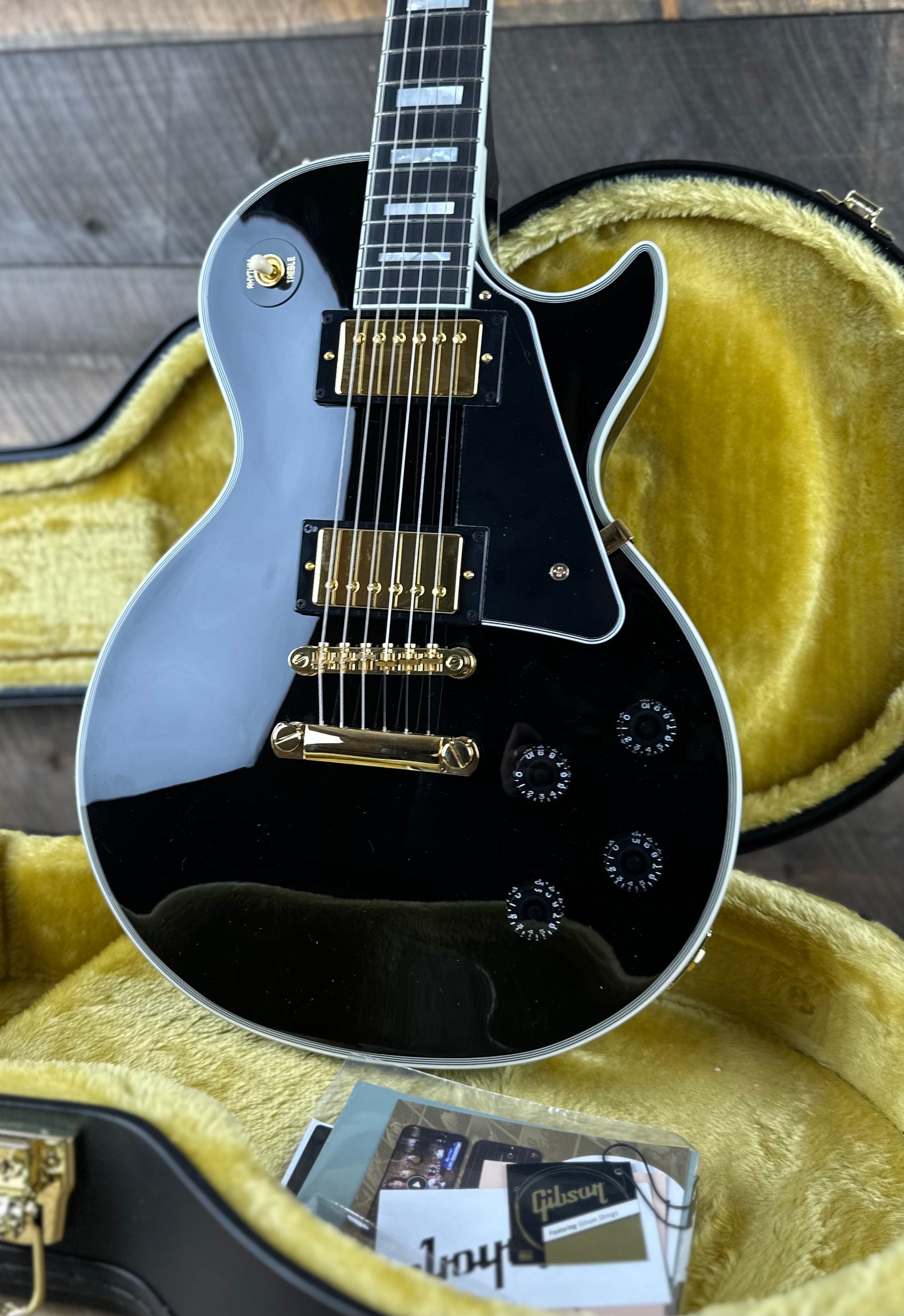 Epiphone Inspired By Gibson Custom Les Paul Custom - Ebony 25011526570