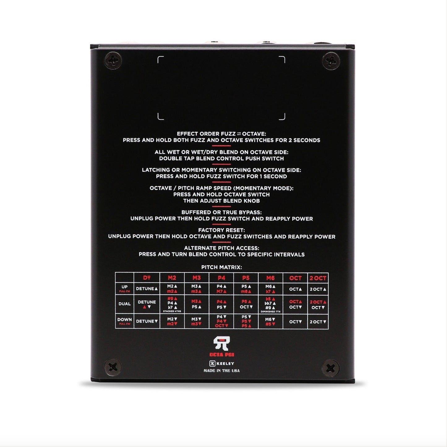 Keeley Octa Psi - Pitch Shifter and Octave Fuzz