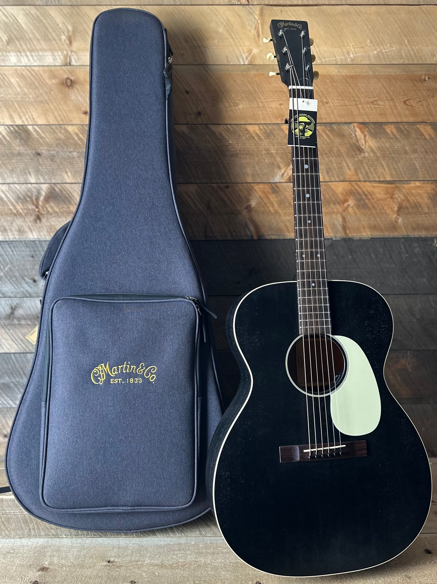 Used Martin 000-17E Acoustic Electric Guitar - Black Smoke