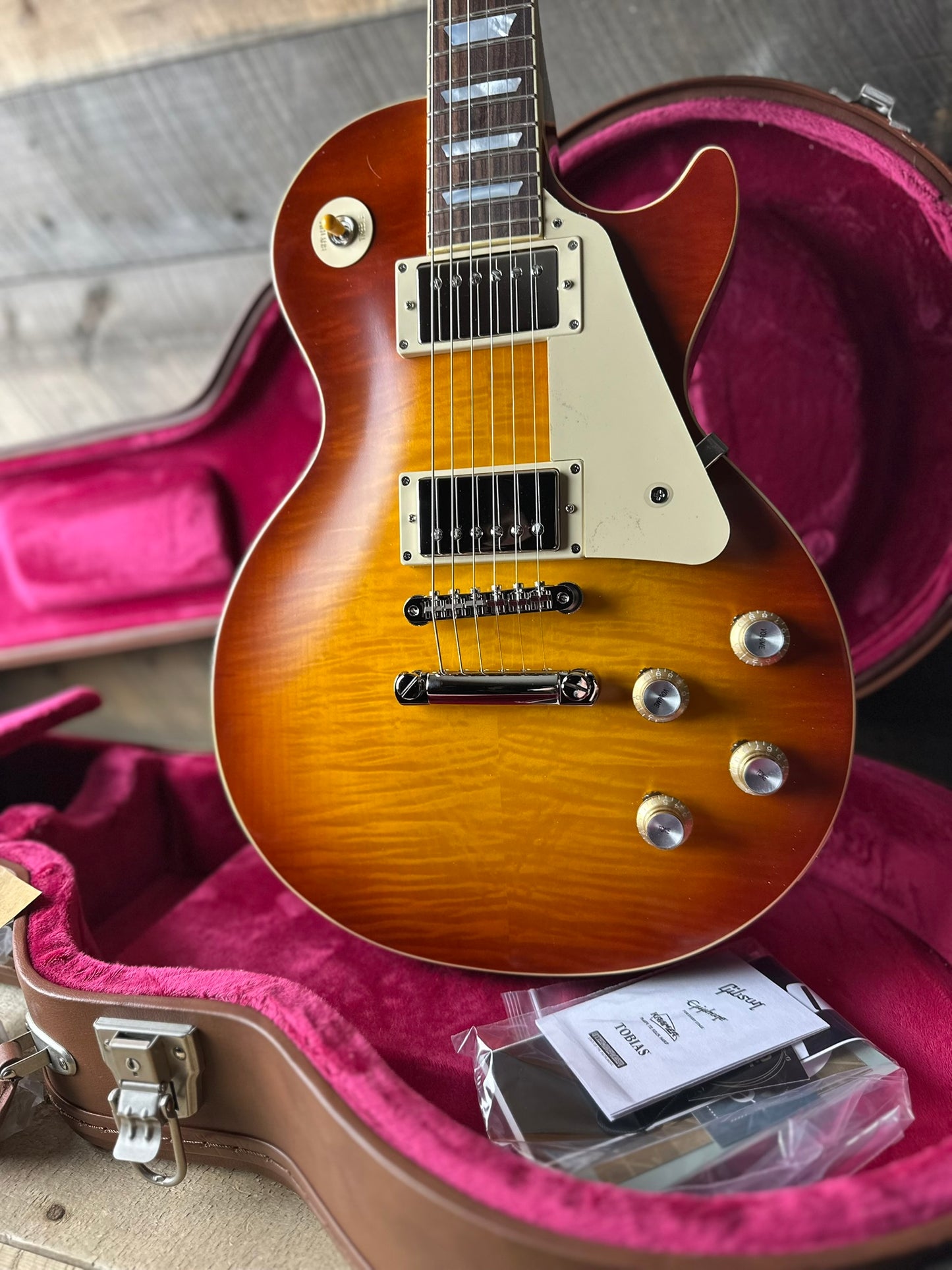 Epiphone Inspired By Gibson Custom 1960 Les Paul Standard - Washed Cherry Sunburst 24121531224