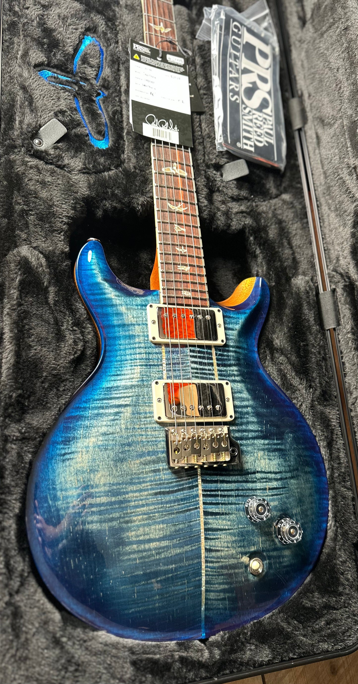 PRS Santana Retro Custom Color - Faded Blueburst 411491