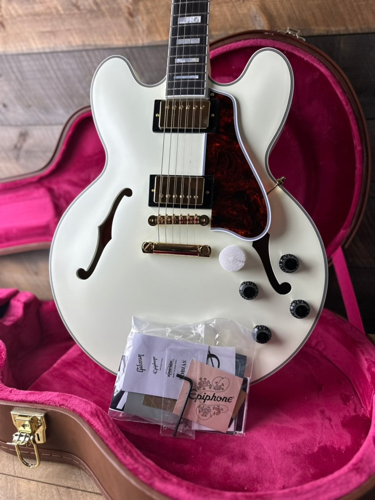 Epiphone Inspired By Gibson Custom Shop 1959 ES-355 - Classic White 24111512639