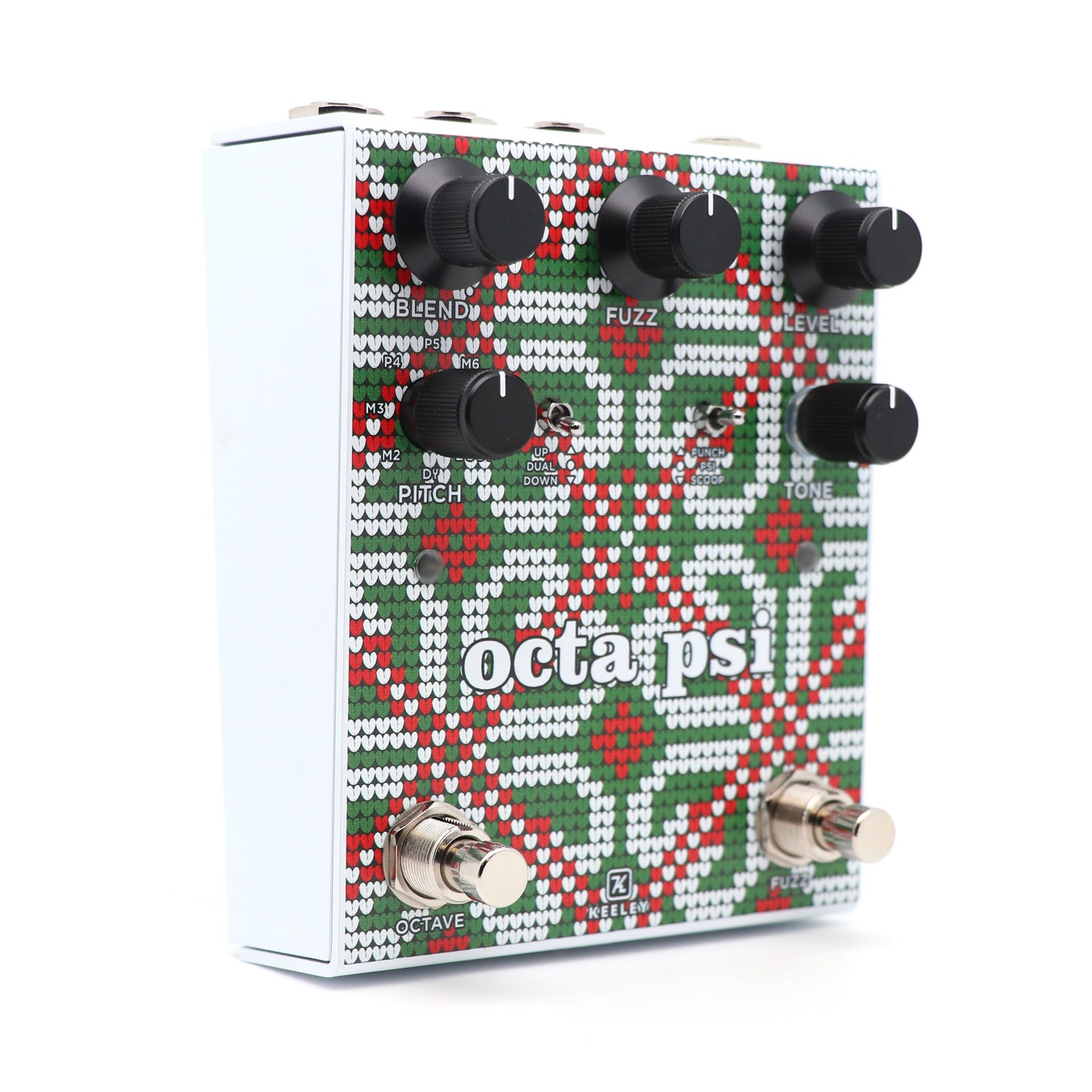 Keeley Octa Psi - Pitch Shifter and Octave Fuzz IN AN UGLY XMAS SWEATER!