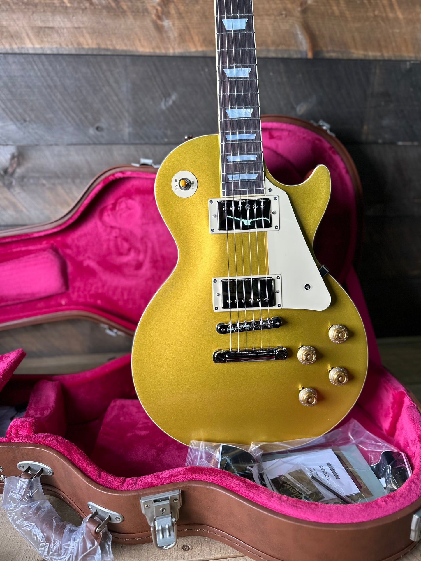 Epiphone Inspired By Gibson Custom Shop 1957 Les Paul Standard Goldtop - Double Gold 24121526920