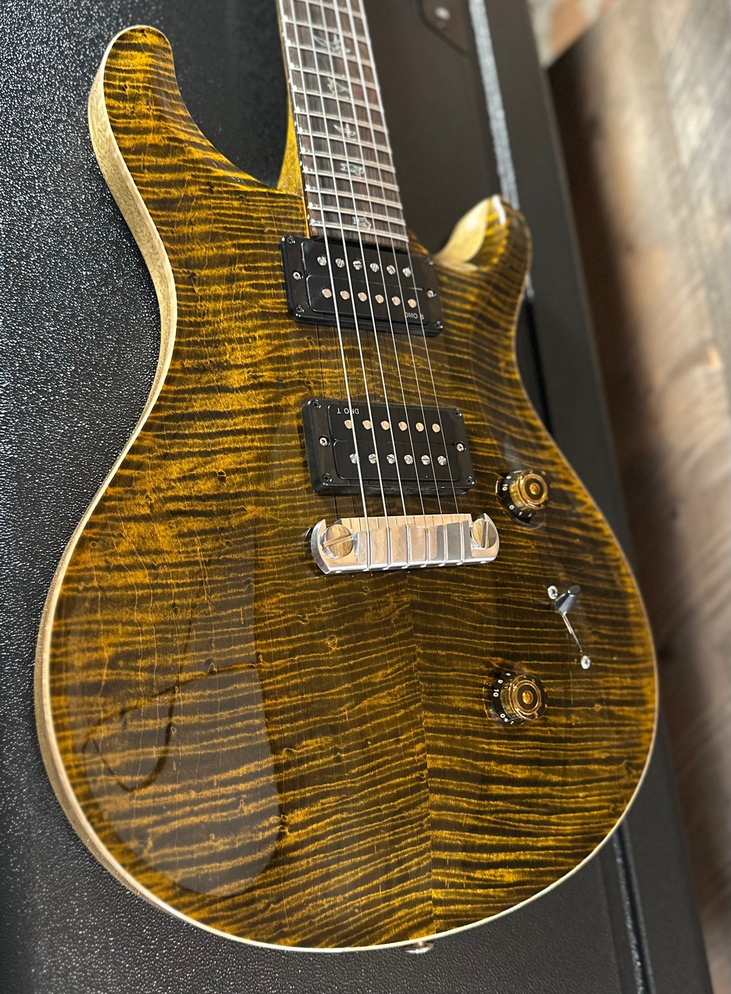 PRS Wood Library Custom 24 Stoptail Limited Edition - Tiger Eye (Natural Back) 430491
