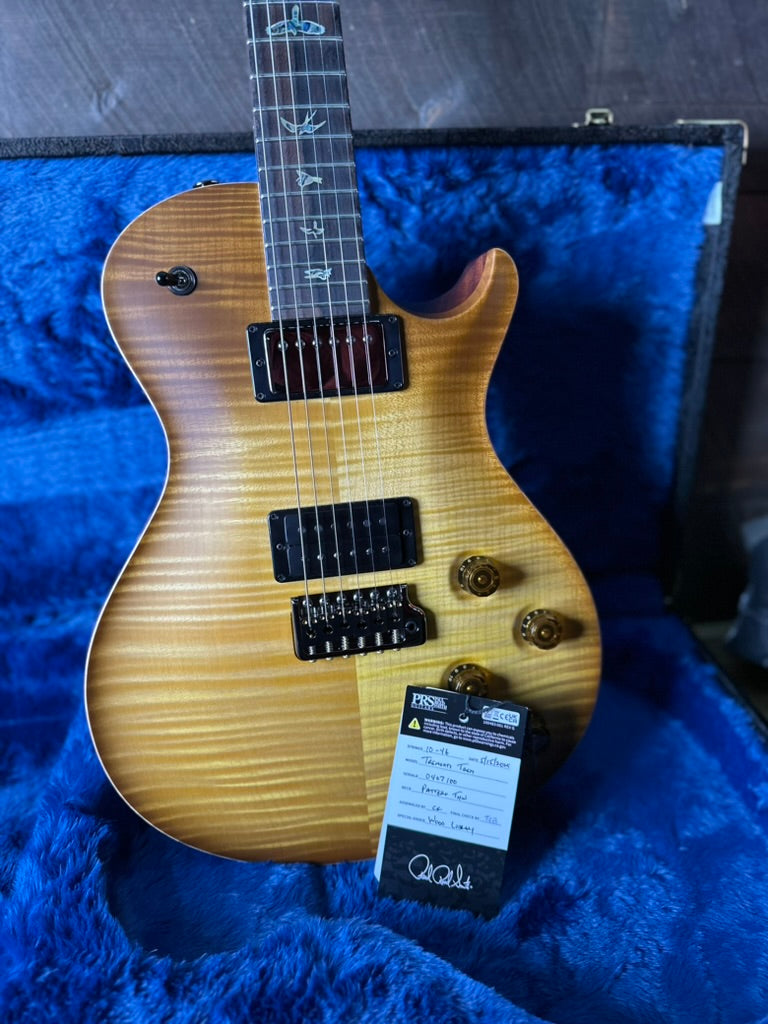 PRS Wood Library Mark Tremonti Signature Trem Flame Maple 10 Top - Satin Livingston Lemondrop 407100