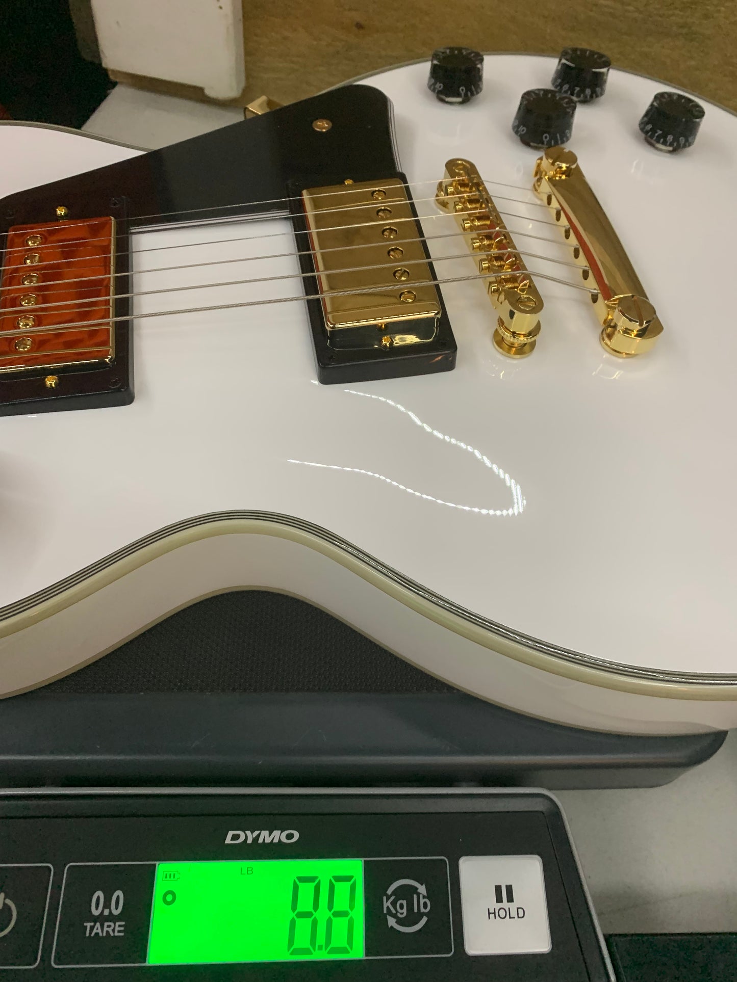 Epiphone Inspired By Gibson Custom Les Paul Custom - Alpine White 25011526014