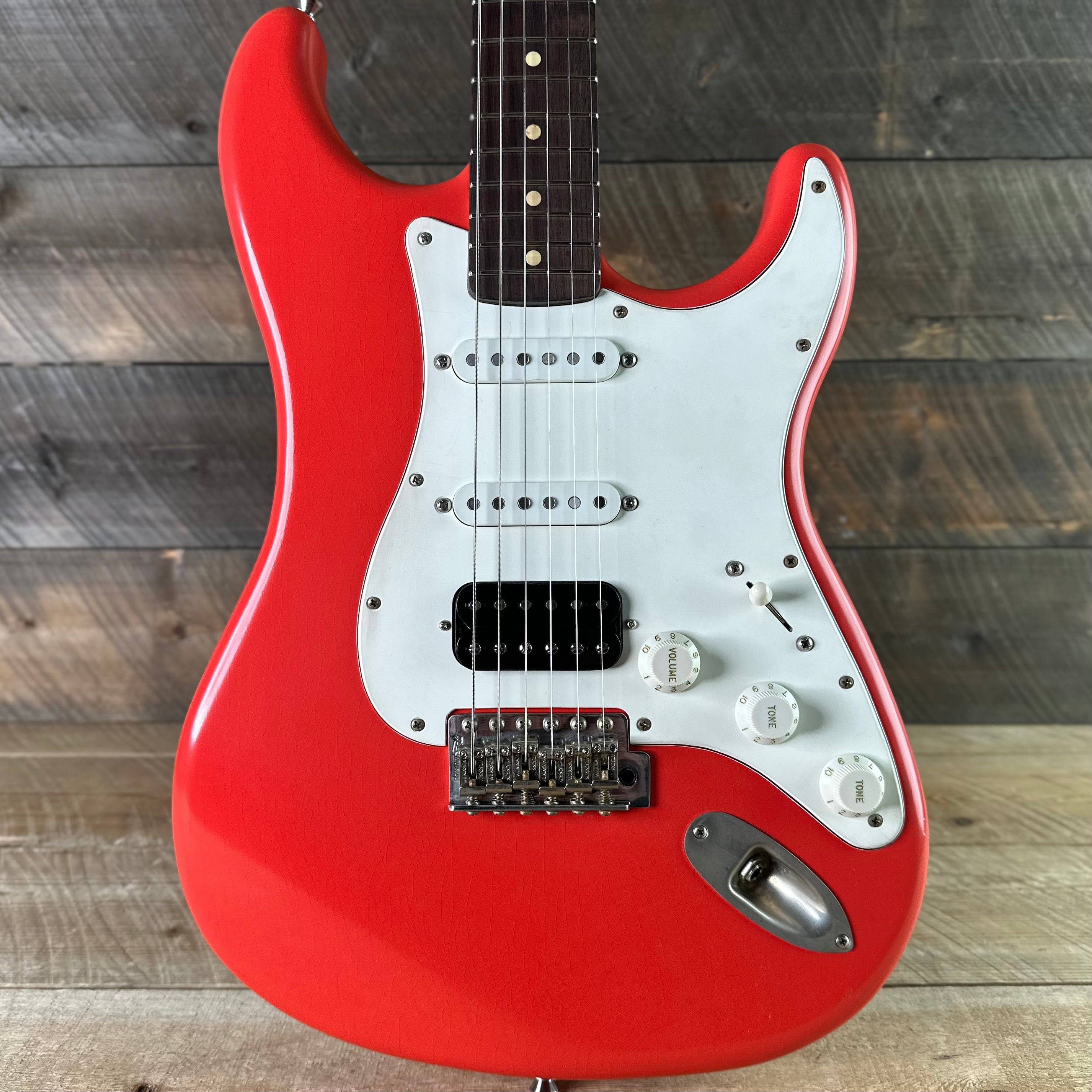 LSL Instruments Chris Fleming 60's Saticoy HSS - Fiesta Red 8380