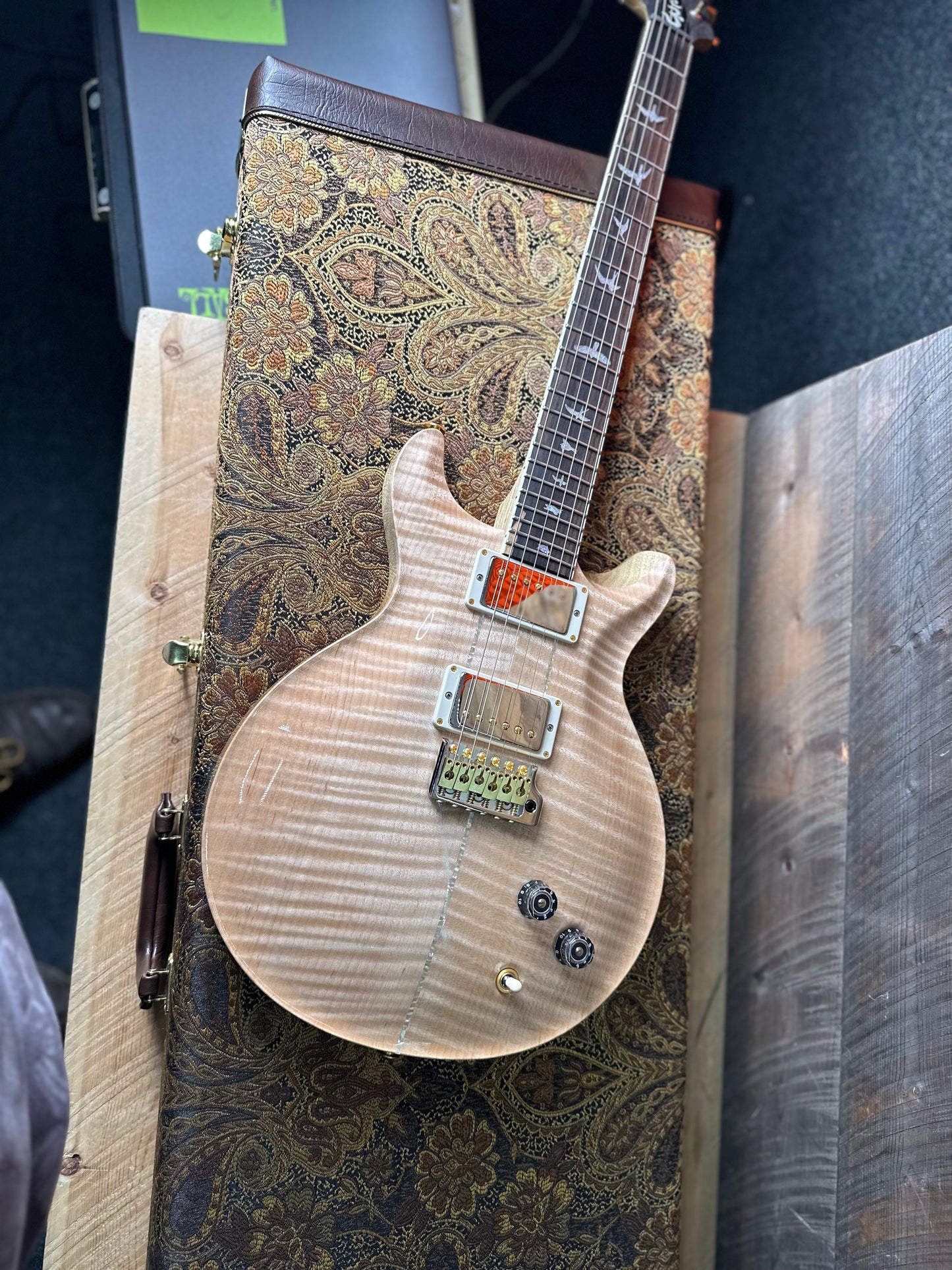PRS Wood Library Santana Retro Korina Back & Neck, Ziricote FB!! - Natural 418565
