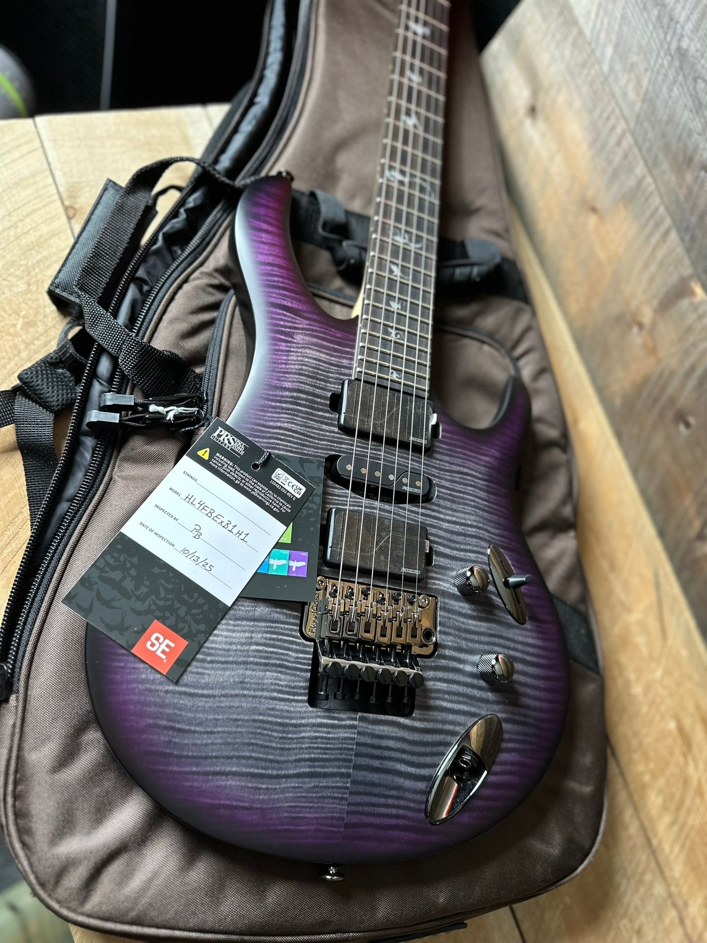 PRS SE Chleo Herman Li Signature - Charcoal Purple Burst 54760