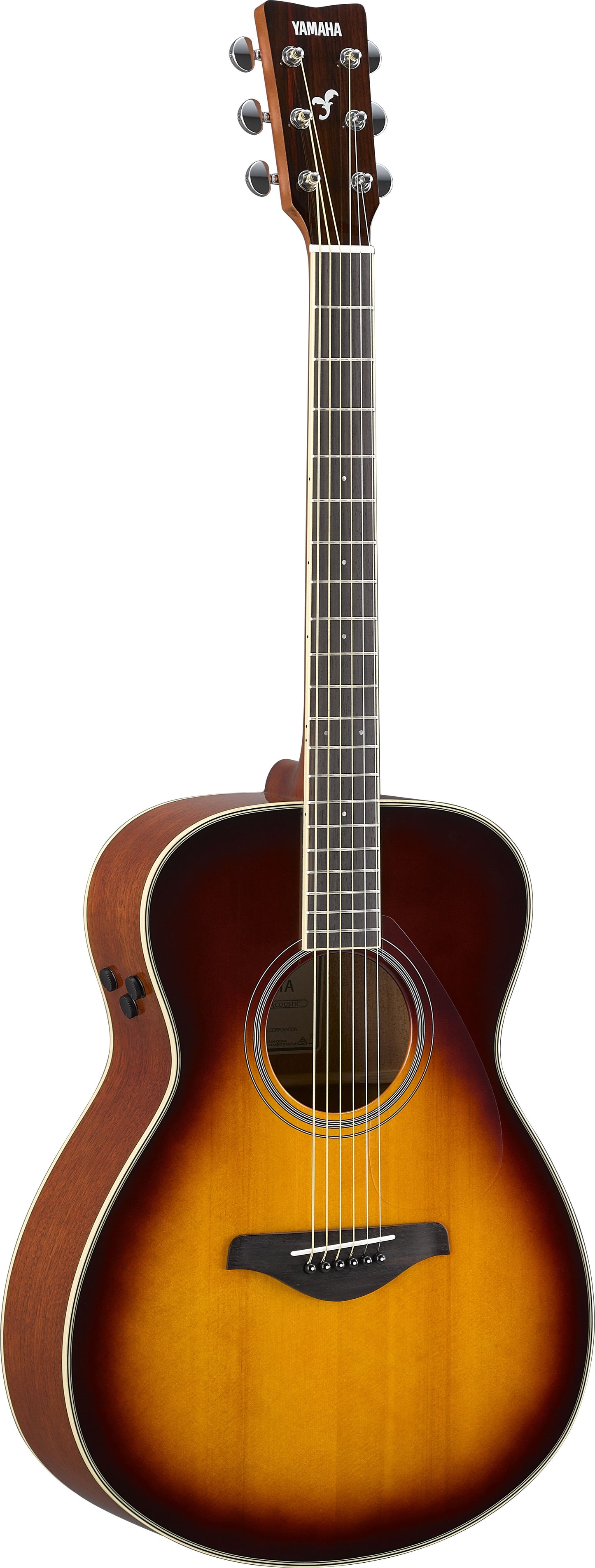 Yamaha FS-TA TransAcoustic Guitar - Brown Sunburst