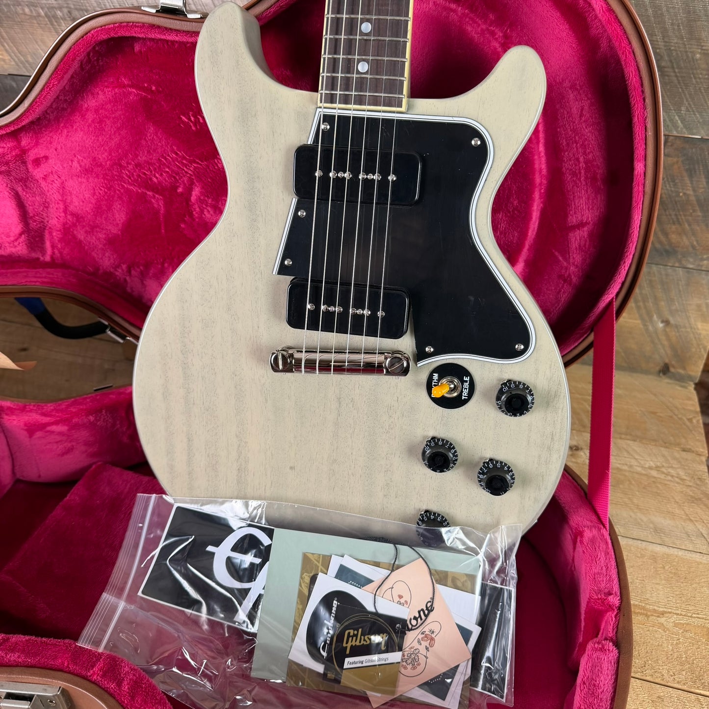 Epiphone Inspired By Gibson Custom 1960 Les Paul Special DC - TV White 260115201292