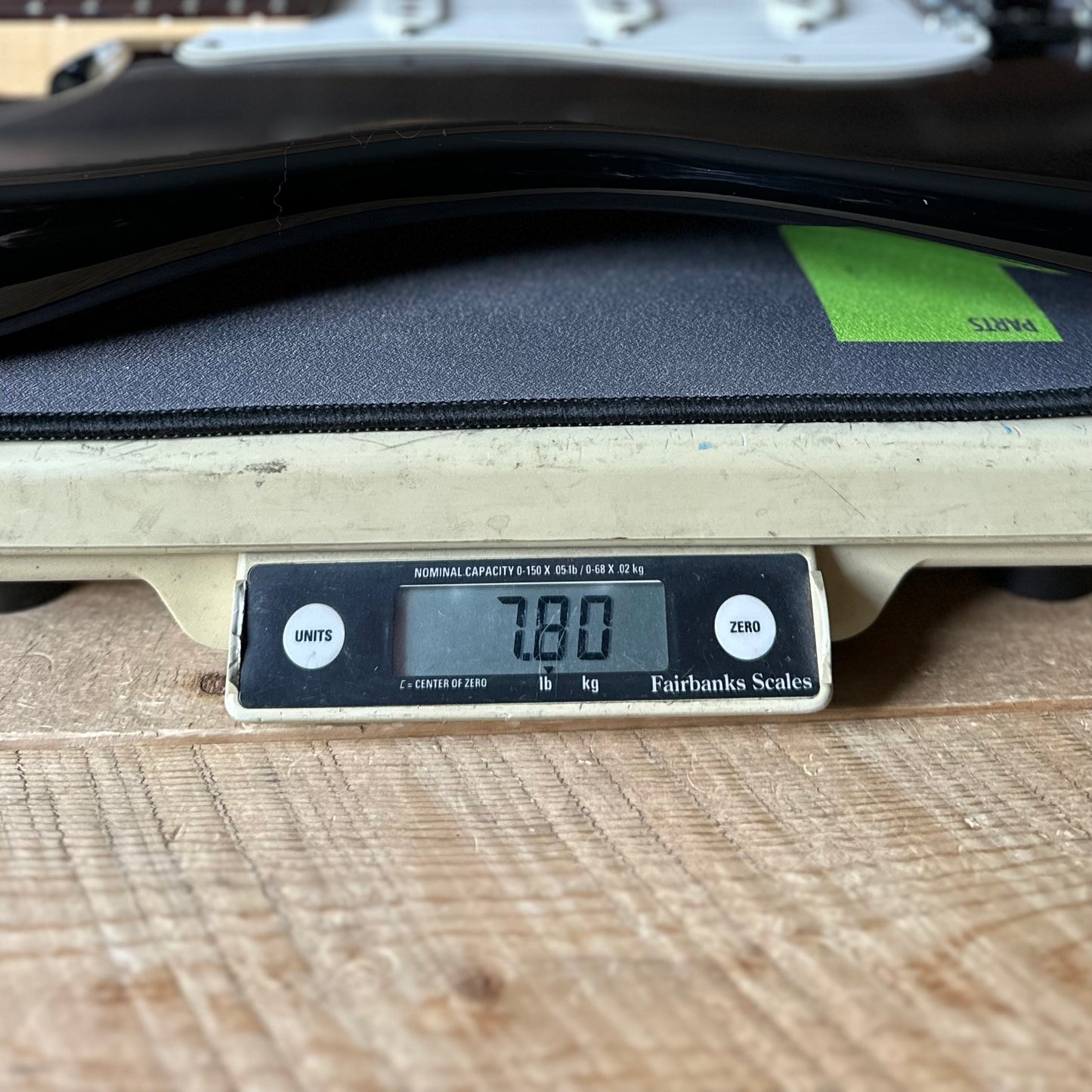 Vintage 1983 Fender Dan Smith Era Standard Stratocaster (2-Knob) with Rosewood Fretboard 7.8 LBS!- Black