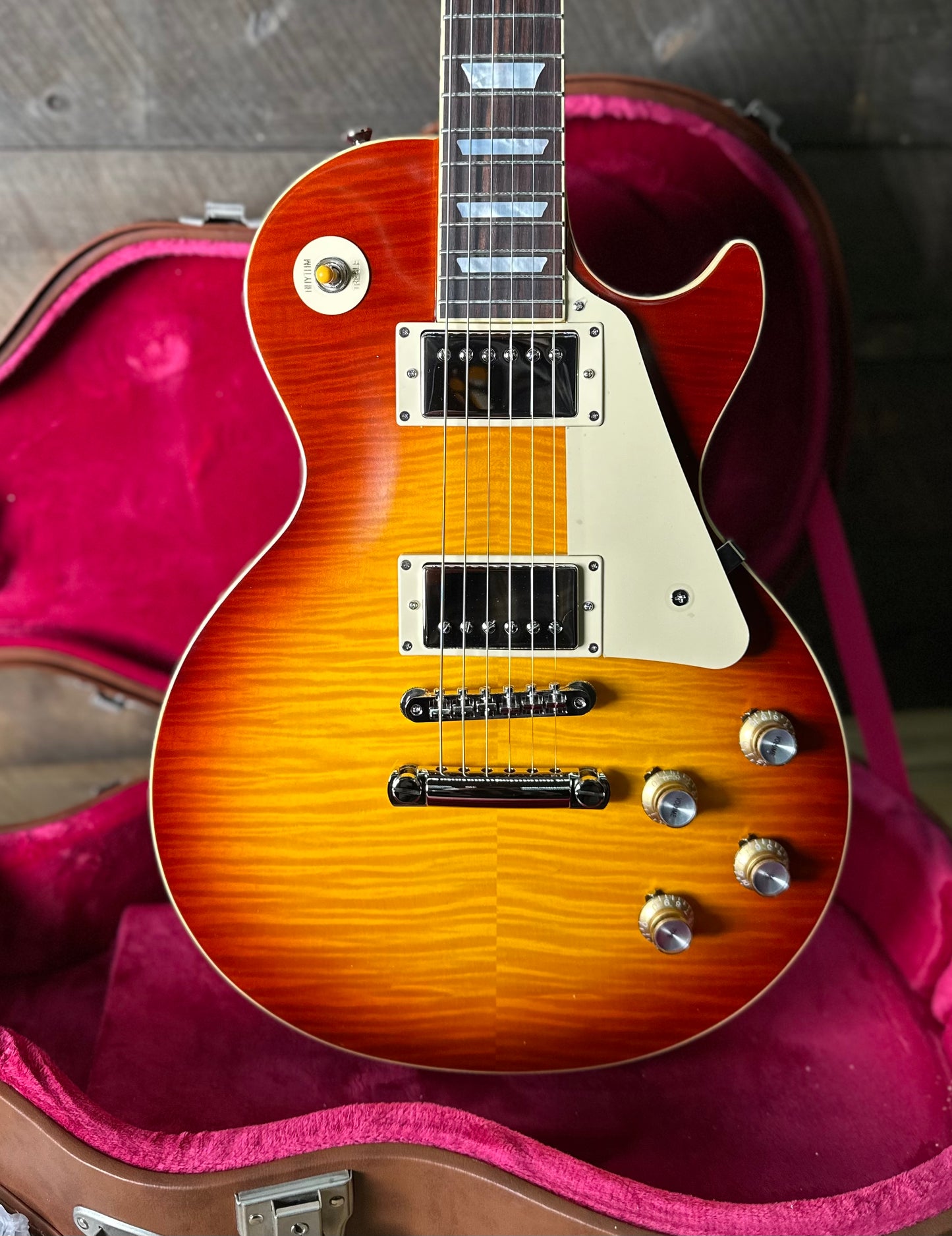 Epiphone Inspired By Gibson Custom 1960 Les Paul Standard - Washed Cherry Sunburst 24121526322