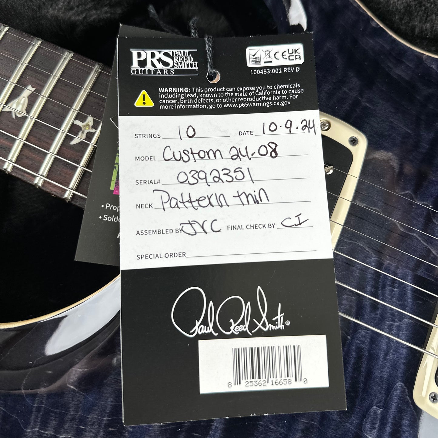 PRS Custom 24-08 - Dark Purple Mist 392351