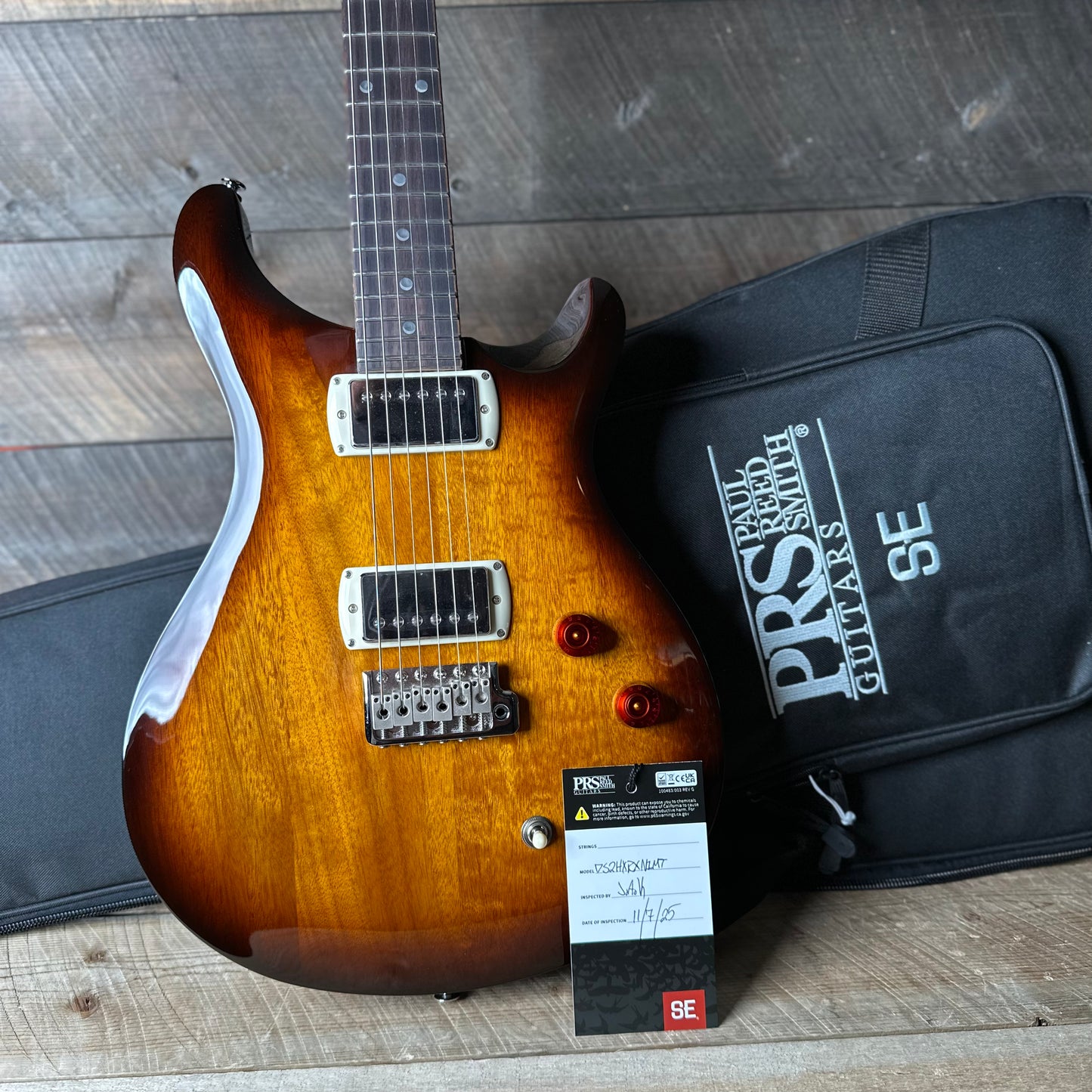 PRS SE DGT Standard - McCarty Tobacco Sunburst CTIH038966