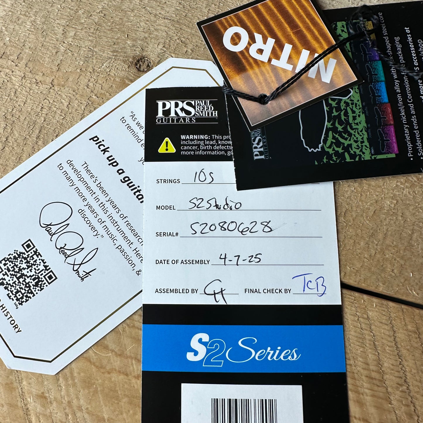 PRS S2 Studio - Dark Cherry Sunburst 2080628