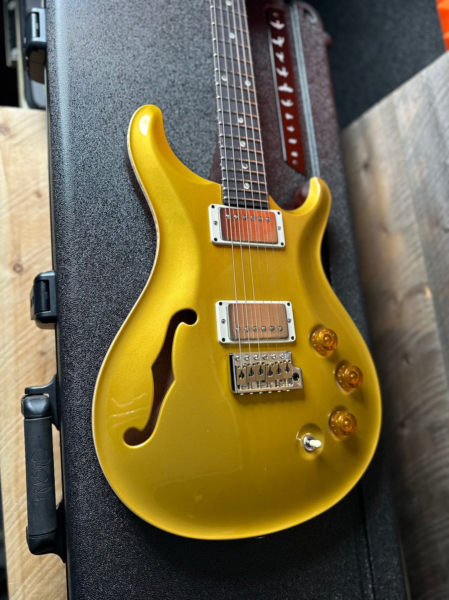 PRS DGT Semi-Hollow - Gold Top 420524