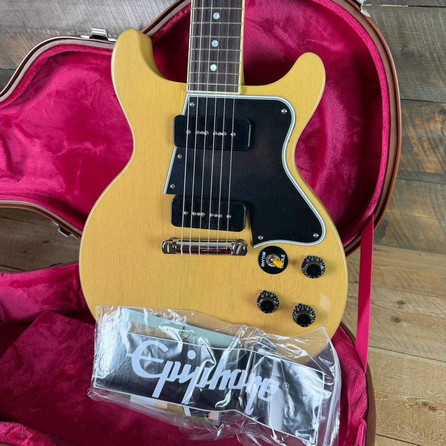Epiphone Inspired By Gibson Custom 1960 Les Paul Special DC - TV Yellow 25121520944