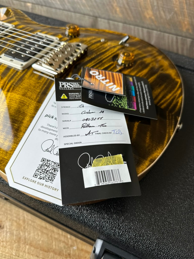 PRS Custom 24 - Yellow Tiger 0403277