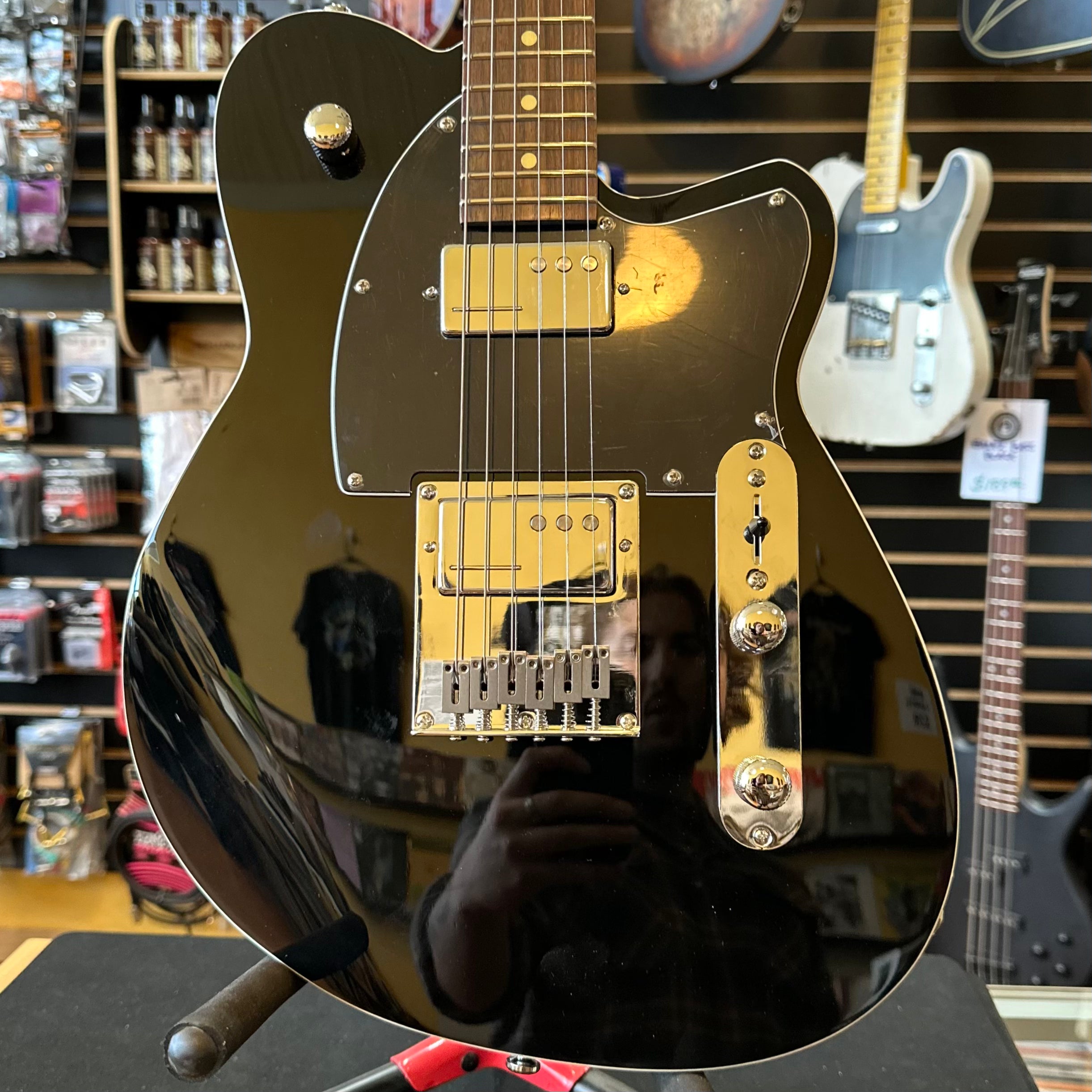 Reverend Bolt-On Series Crosscut - Midnight Black – Quimper Sound