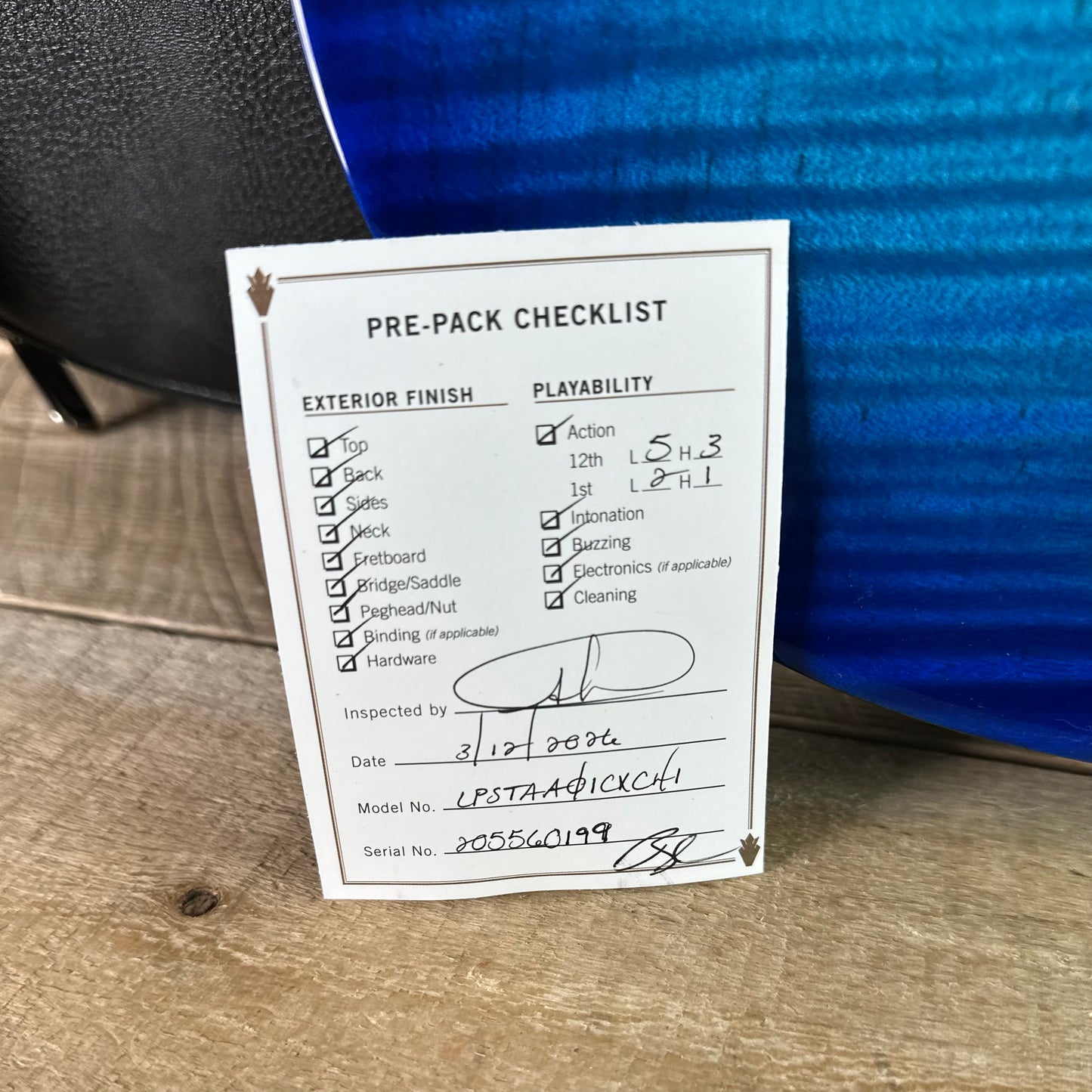 Gibson Les Paul Studio Session - Cobalt Burst 205560199