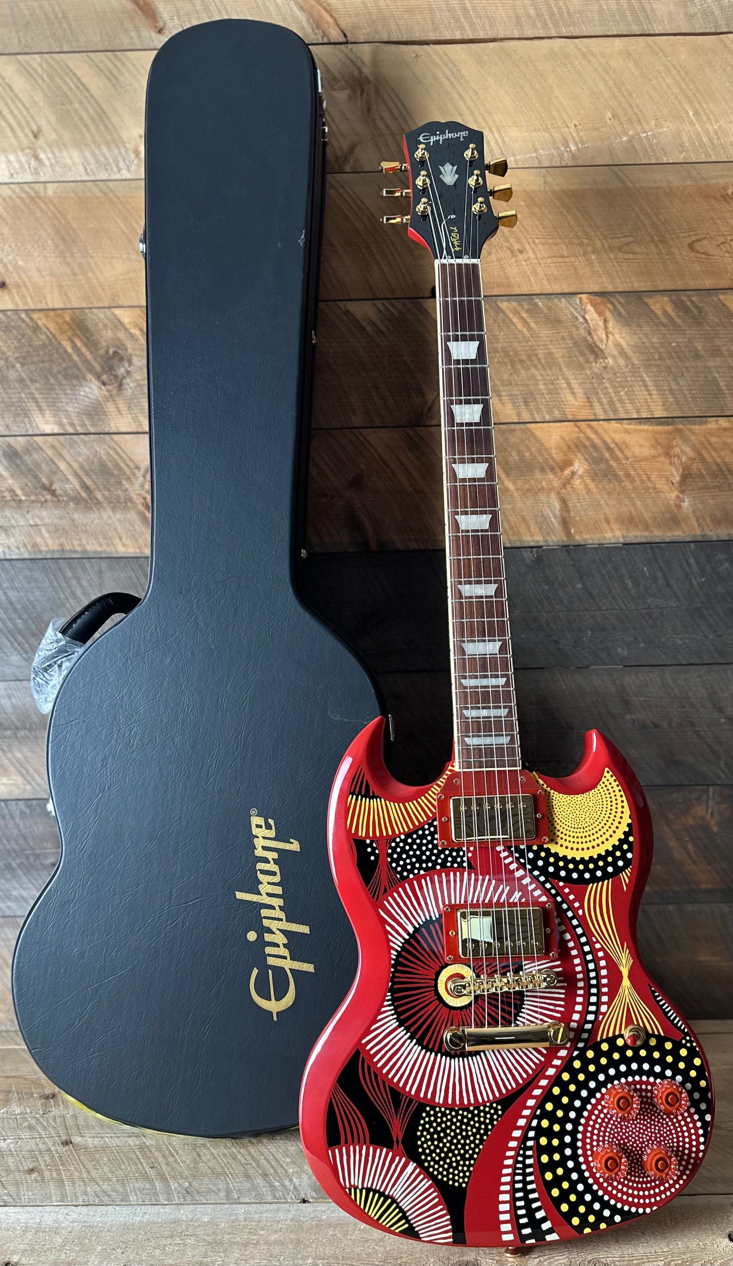 Used Epiphone Fatoumata Diawara Signature SG - Fire Ember Red