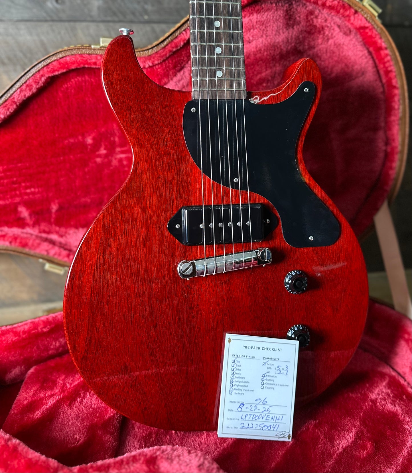 Gibson Les Paul Junior Double Cut - Vintage Cherry 222750041