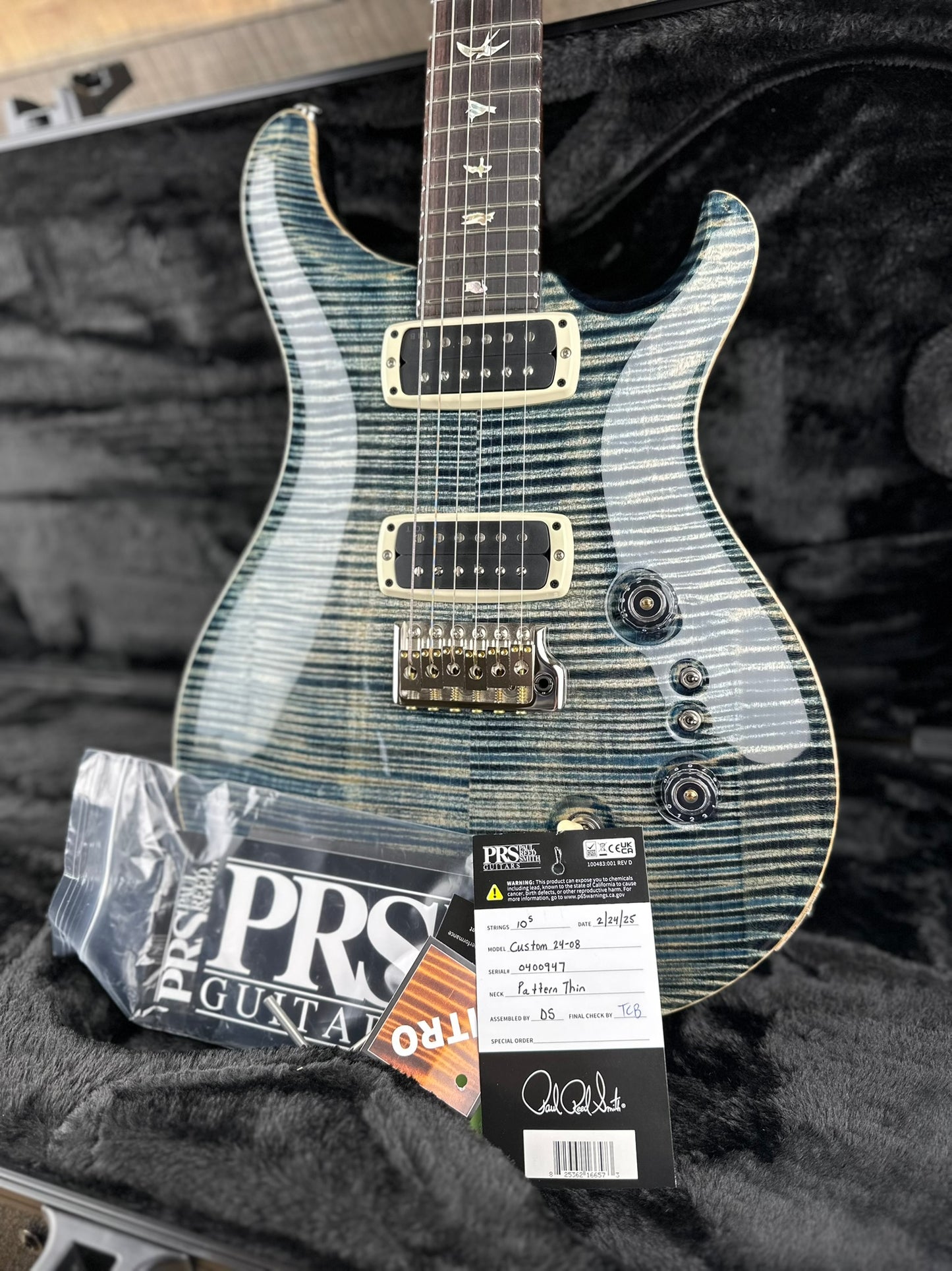 PRS Custom 24-08 - Faded Whale Blue 400947