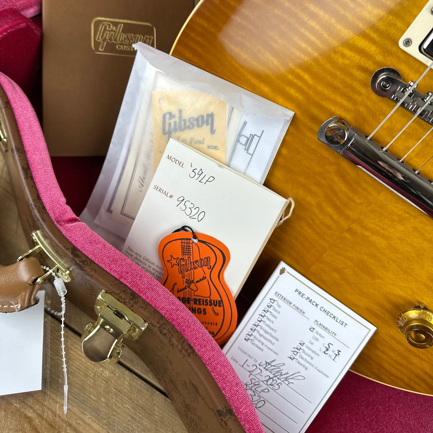 Gibson Custom Shop 1959 Les Paul Standard Reissue VOS - Dirty Lemon 95320