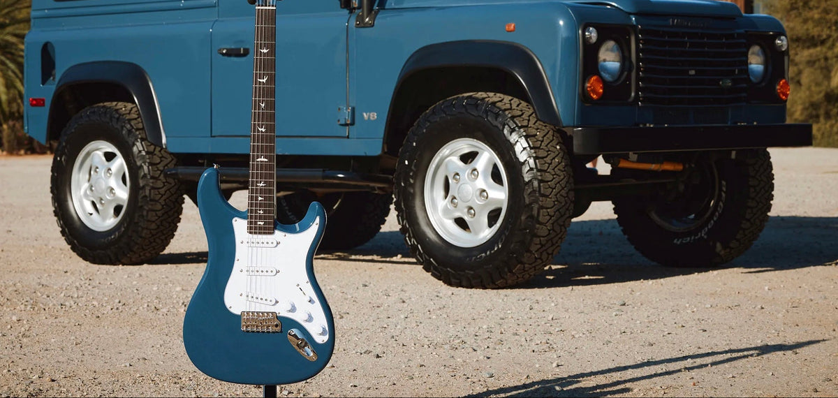 *Pre-Sale Estimated Ship Date 12/26* PRS USA John Mayer Silver Sky Defender Limited Edition - Arles Blue