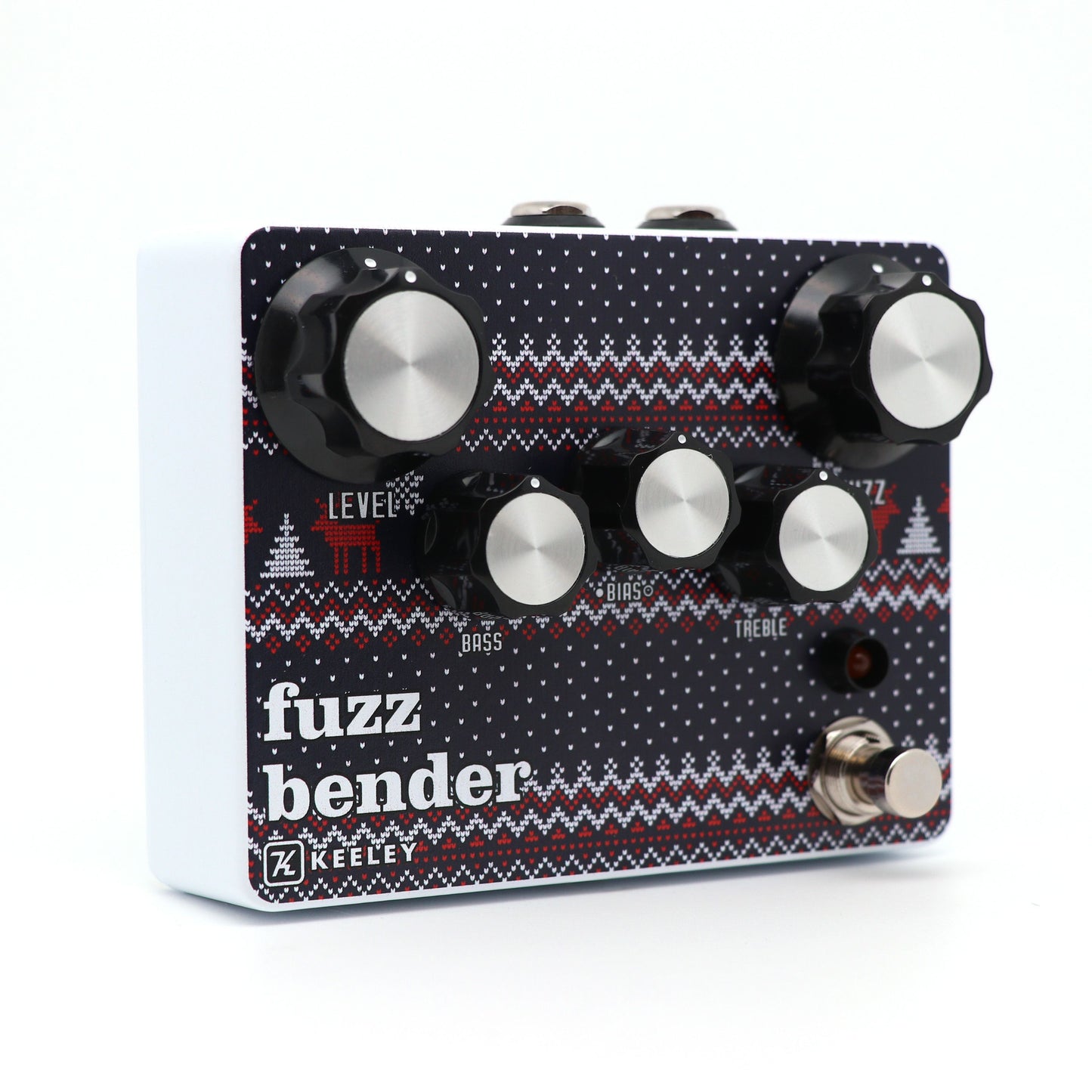 Keeley Fuzz Bender Hybrid Fuzz Pedal IN AN UGLY XMAS SWEATER!