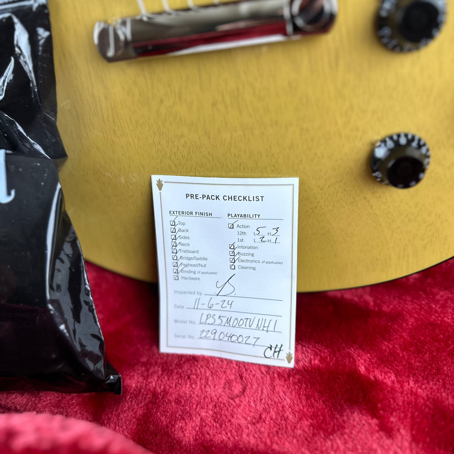 Used Gibson Les Paul Standard 50s Mahogany Top *Buy A LP Standard Get 1 Free Maestro Pedal!* - TV Yellow 229040027