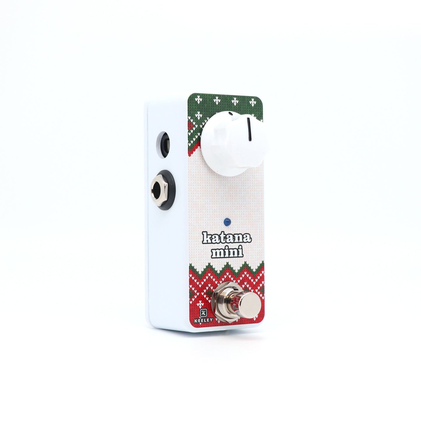 Keeley Mini Katana Clean Boost Pedal IN AN UGLY XMAS SWEATER!