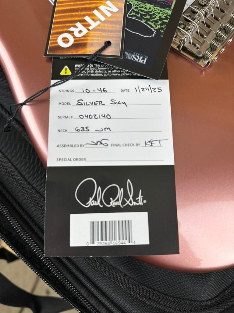 PRS Silver Sky Electric Guitar - Midnight Rose with Maple Fingerboard 402140
