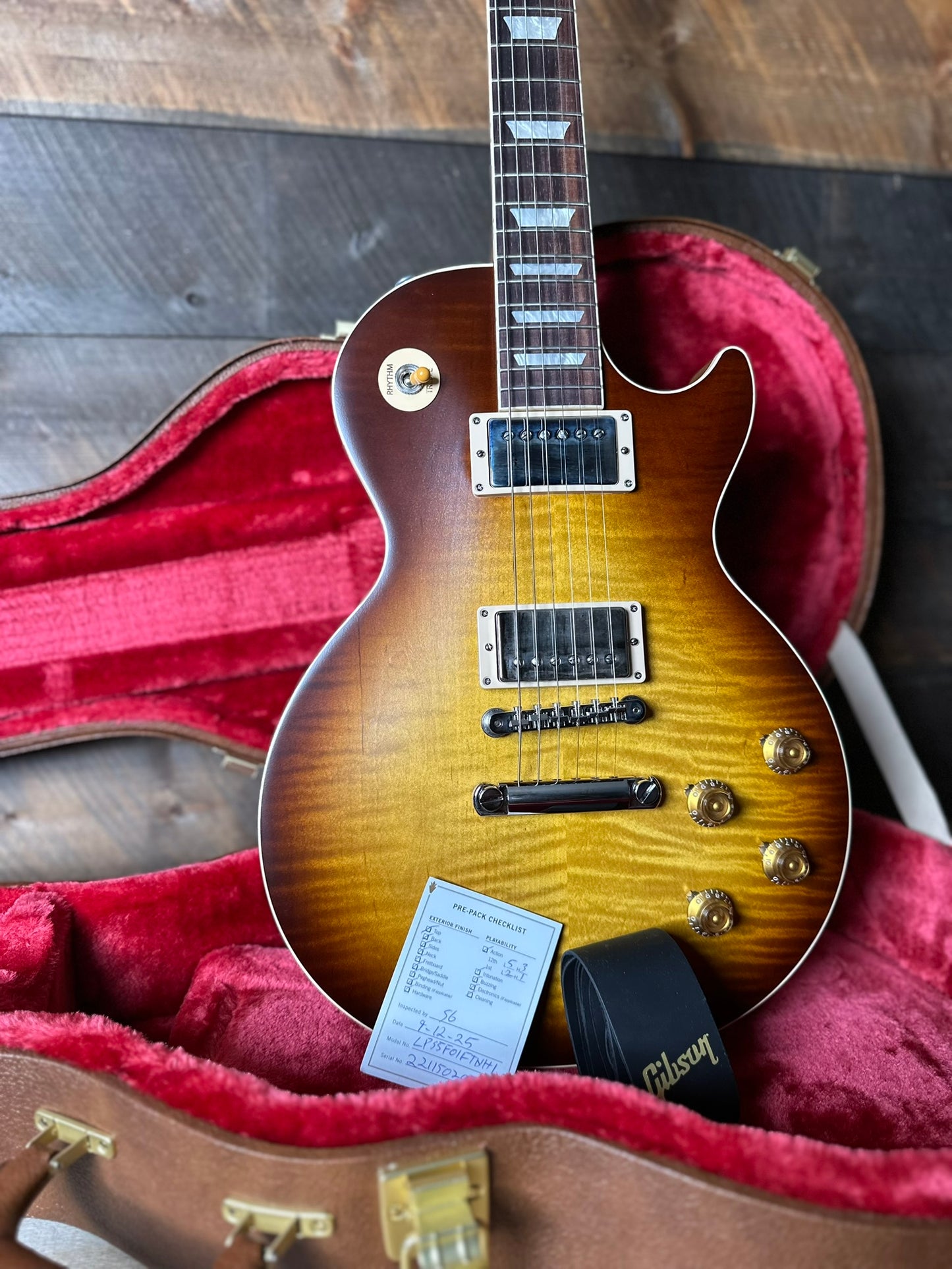 Gibson Les Paul Standard 50s Faded - Vintage Tobacco Burst 221150205