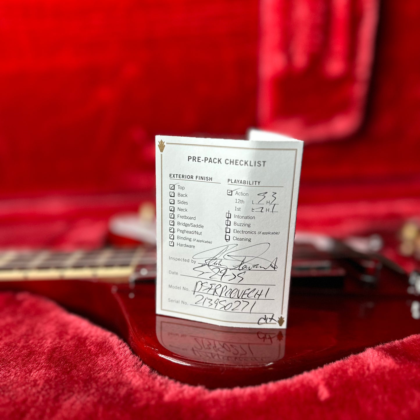 Used Floor Demo Gibson Firebird Platypus - Vintage Cherry 213950271