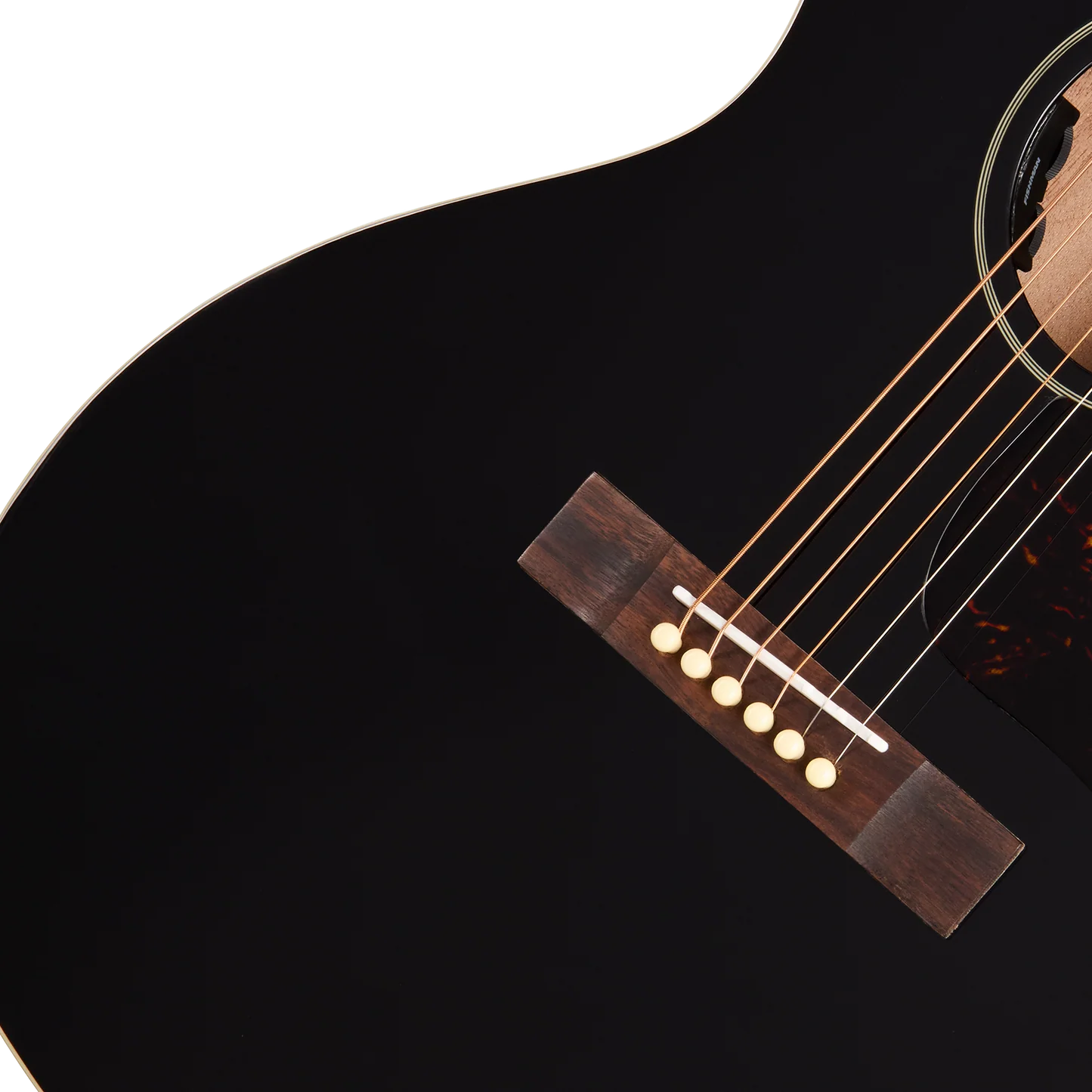 Epiphone Blues King Studio, Ebony Acoustic Guitar w/Bag