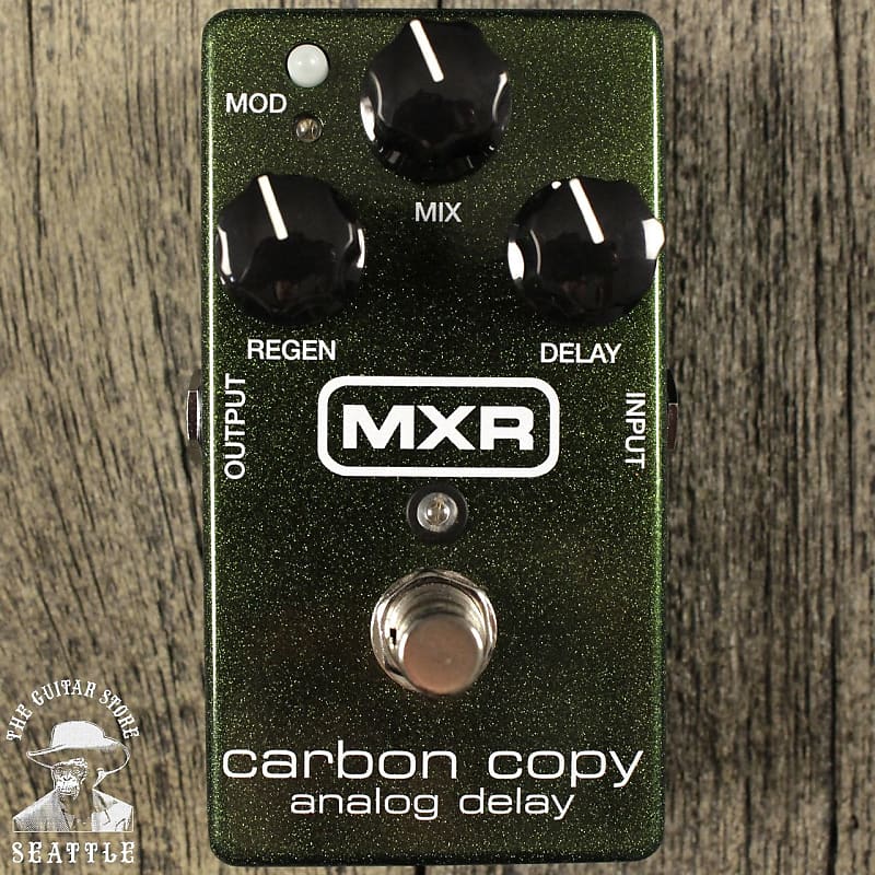 mxr m169 carbon copy analog delay pedal Mxr M169 Carbon Copy Analog Delay Guitar Effects Pedal, Dark Green