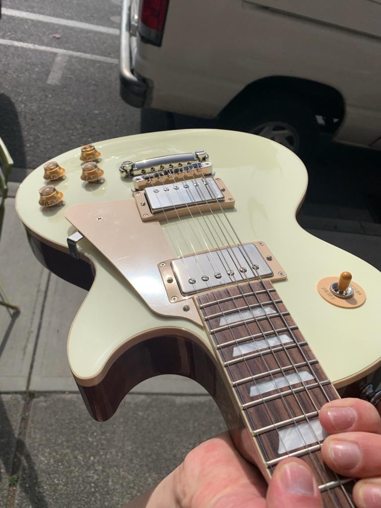 Used Gibson Les Paul Standard 50's Plain Top - Classic White Top 219530126