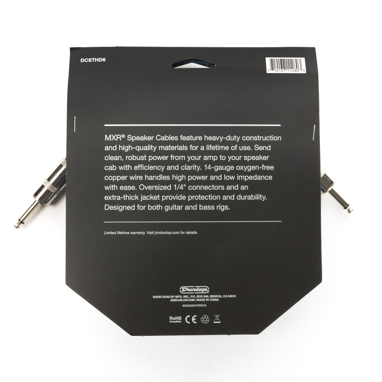 MXR DCSTHD6 6 FT HD Speaker Cable