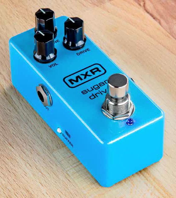 mxr drive pedals MXR M294 Sugar Drive Overdrive Pedal