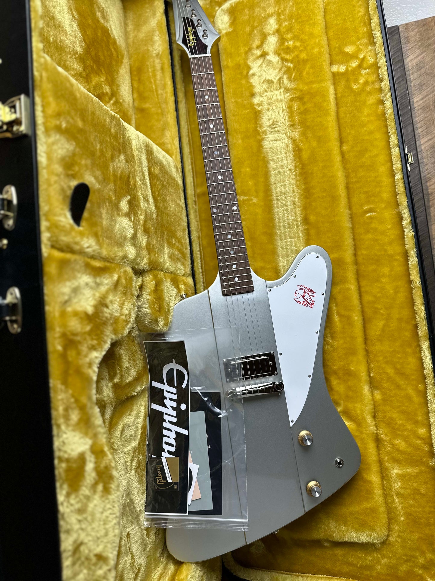 Used Epiphone 1963 Firebird I - Silver Mist 23111520707