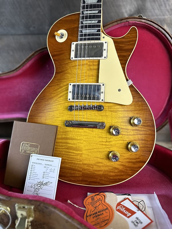 Gibson Custom Shop 1960 Les Paul Standard Reissue R0 VOS - Iced Tea Burst 04334