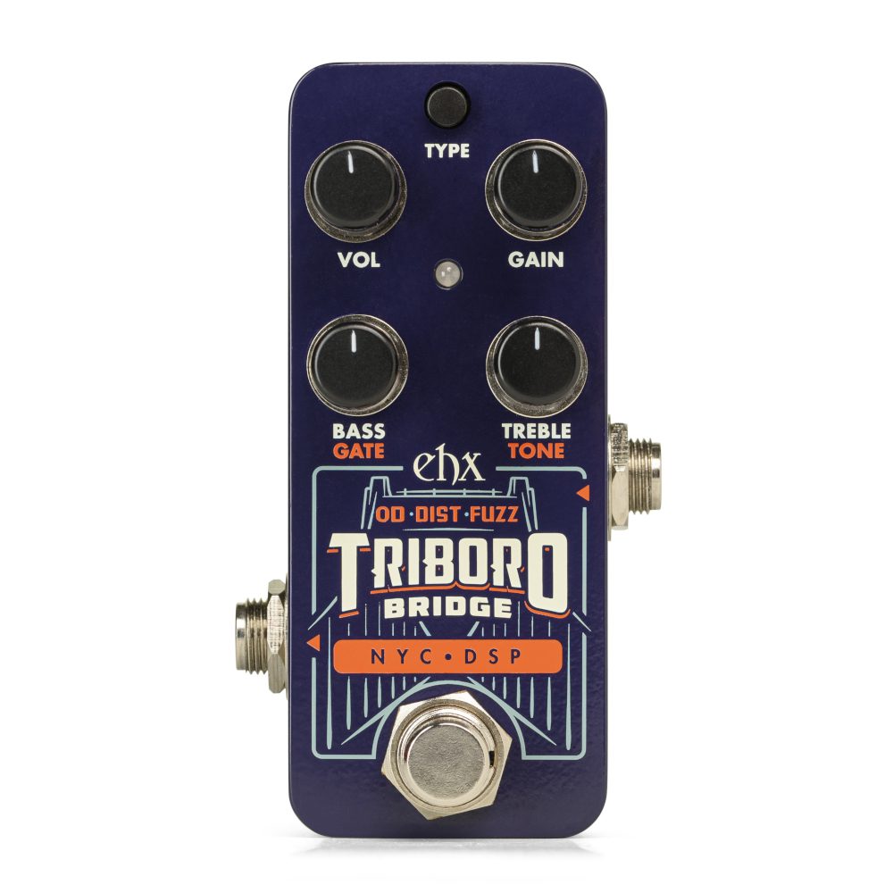 fuzzy distortion pedal Electro-Harmonix Pico Triboro Bridge Overdrive Fuzz Distortion Pedal * – Quimper Sound Records and Guitars